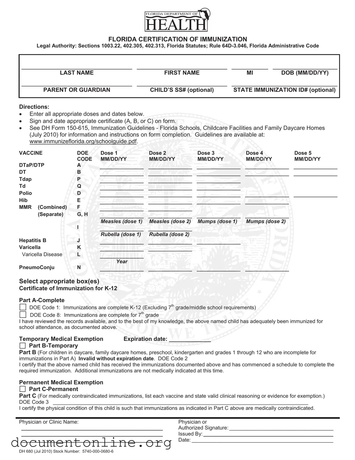 Free 680 Template