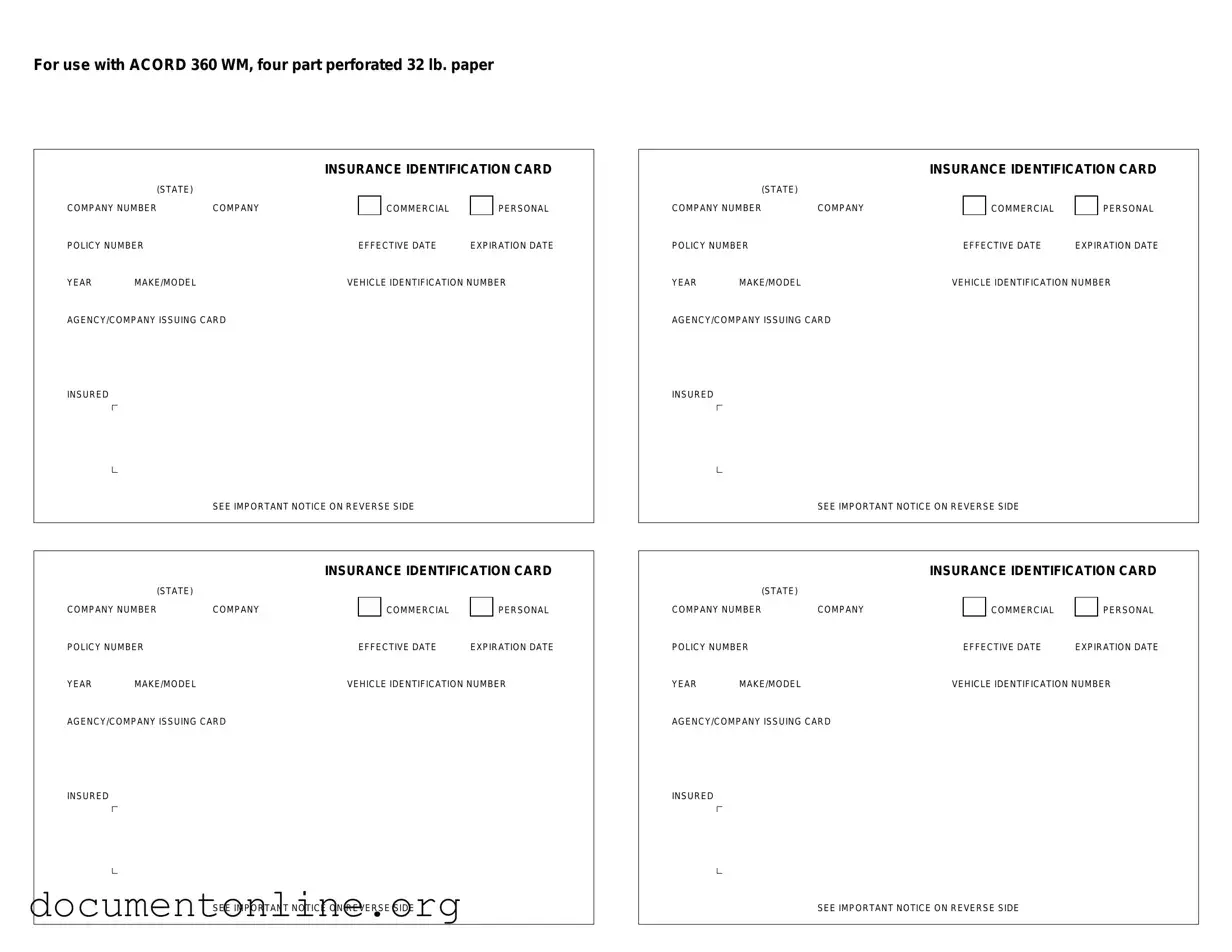 Free Acord 50 WM Template