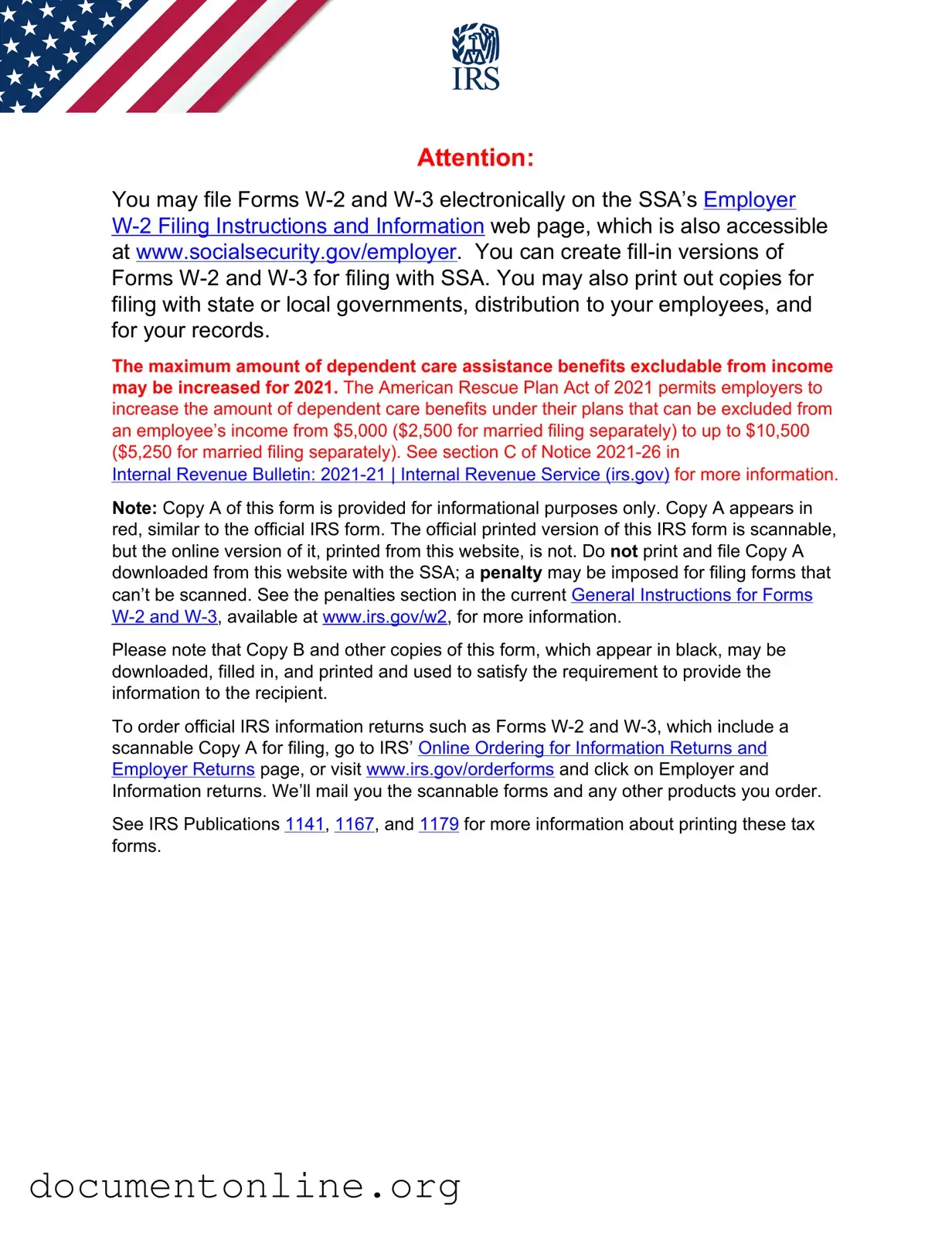 Free IRS W-3 Template
