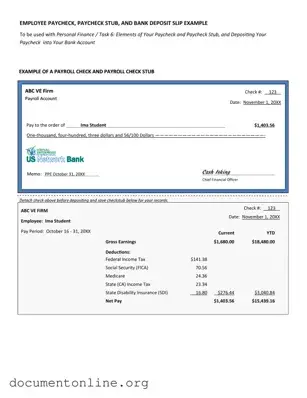 Free Payroll Check Template