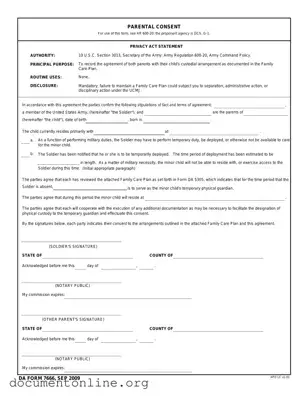 Free DA 7666 Template