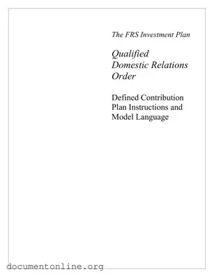Free Qdro Template